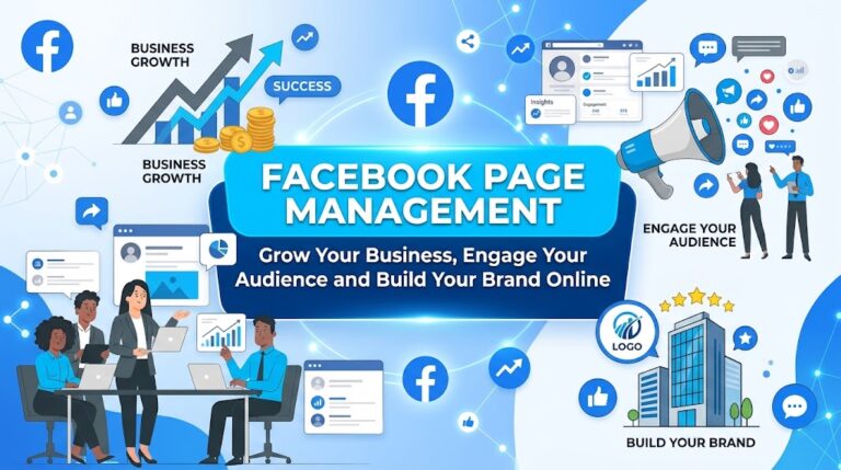 Facebook Page Management: Grow Your Business, Engage Your Audience and Build Your Brand Online